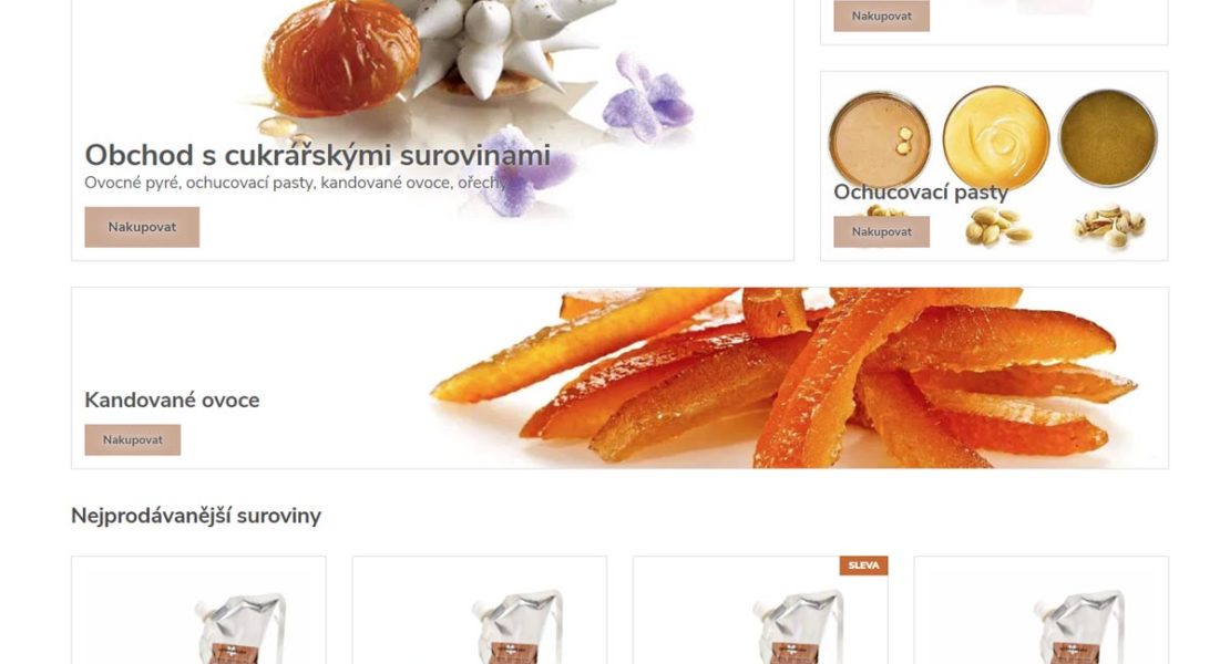 Obchod s cukrářskými potřebami